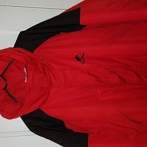 Vintage Helly Hansen mens jacket red and black size XL